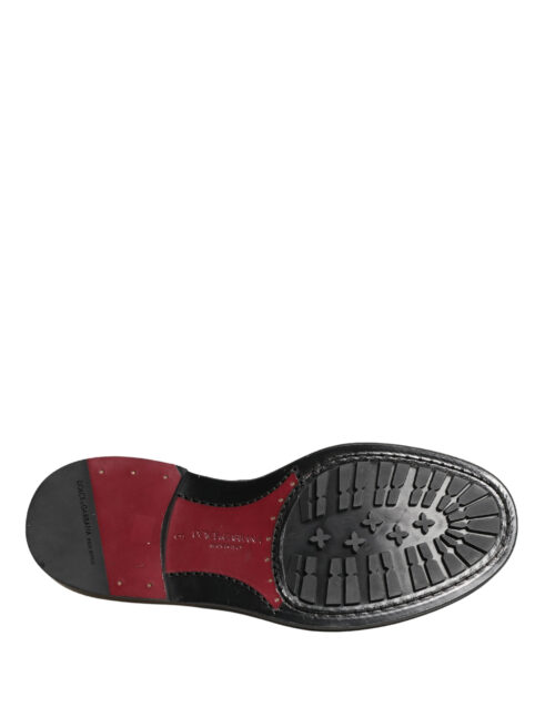 Dolce & Gabbana Meeste mustad krooni logoga nöörkingad 8 Dolce & Gabbana Meeste mustad krooni logoga nöörkingad