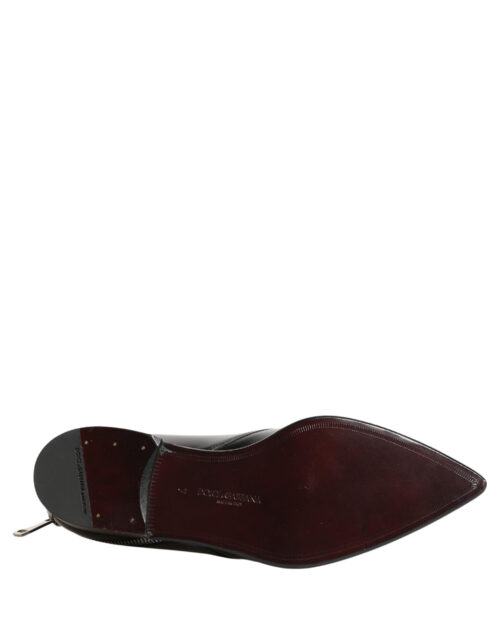 Dolce & Gabbana Mustad pidulikud derby-kingad 8 Dolce & Gabbana Mustad pidulikud derby-kingad