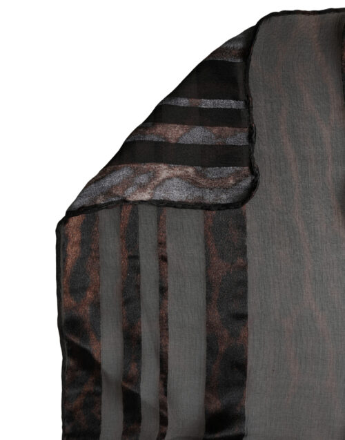 Dolce & Gabbana must triibuline sall 193cm x 131cm