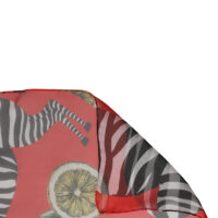 Dolce & Gabbana punane sebramustriga sall