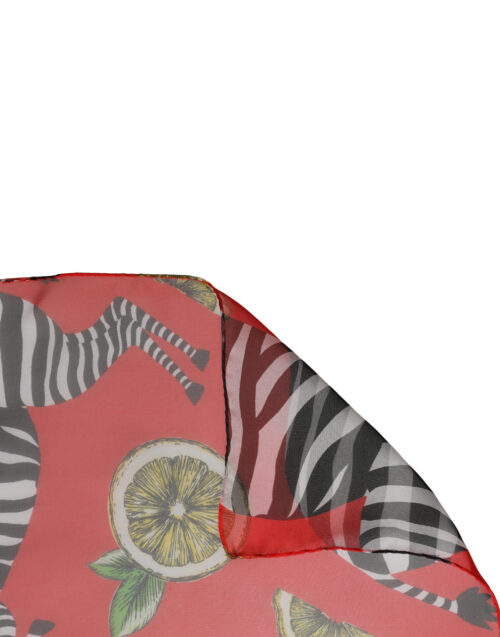 Dolce & Gabbana punane sebramustriga sall