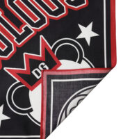 Dolce & Gabbana musta ja punase Panda ruuduline Foulard sall 7 Dolce & Gabbana musta ja punase Panda ruuduline Foulard sall