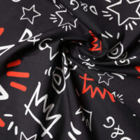 Dolce & Gabbana musta-valge-punane sall DG Crown Foulard 8 Dolce & Gabbana musta-valge-punane sall DG Crown Foulard