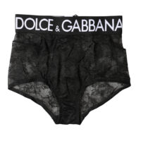 Dolce & Gabbana Must logoga kõrge vöökohaga trussikud 5 Dolce & Gabbana Must logoga kõrge vöökohaga trussikud