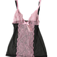 Roberto Cavalli musta ja roosa lillemustriline pitsist pesutopp 6 Roberto Cavalli musta ja roosa lillemustriline pitsist pesutopp