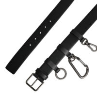 Dolce & Gabbana Must vöö hõbedase metallpandlaga 14 Dolce & Gabbana Must vöö hõbedase metallpandlaga