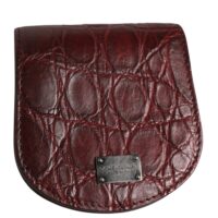 Dolce & Gabbana Burgundiapunane kondoomitasku rahakott