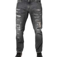 Dolce & Gabbana tumehallid avara lõikega teksad 6 Dolce & Gabbana tumehallid avara lõikega teksad