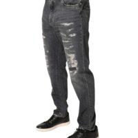 Dolce & Gabbana tumehallid avara lõikega teksad 8 Dolce & Gabbana tumehallid avara lõikega teksad