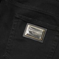 Dolce & Gabbana Mustad kitsad teksapüksid