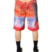 Dolce & Gabbana mitmevärvilised graafilise trükiga bermuda lühikesed püksid 8 Dolce & Gabbana mitmevärvilised graafilise trükiga bermuda lühikesed püksid