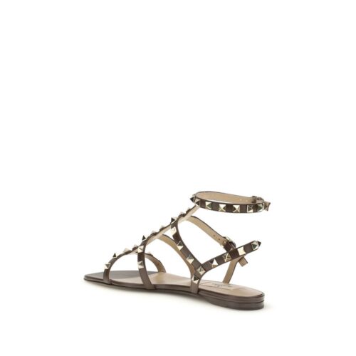 Valentino Garavani Pruunid sandaalid Rockstud