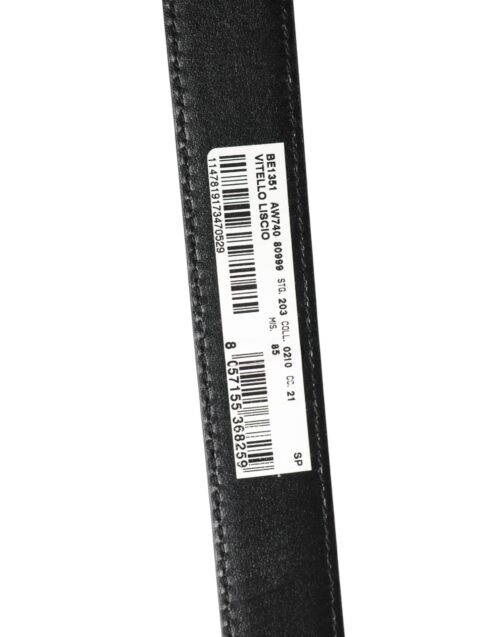 Dolce & Gabbana must klassikaline metallpandlaga vöö 6 Dolce & Gabbana must klassikaline metallpandlaga vöö