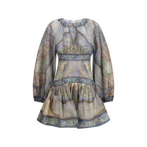 Zimmermann Mitmevärviline vabaaja kleit Wanderlust mini 1 Zimmermann Mitmevärviline vabaaja kleit Wanderlust mini