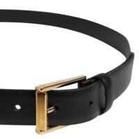 Dolce & Gabbana Meeste must klassikaline metallpandlaga vöö 11 Dolce & Gabbana Meeste must klassikaline metallpandlaga vöö