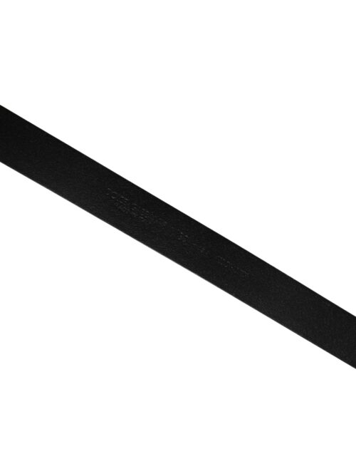 Dolce & Gabbana Meeste must klassikaline metallpandlaga vöö 6 Dolce & Gabbana Meeste must klassikaline metallpandlaga vöö