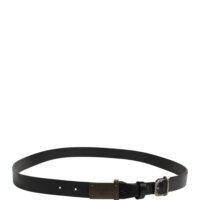 Dolce & Gabbana Meeste must klassikaline logopandlaga vöö