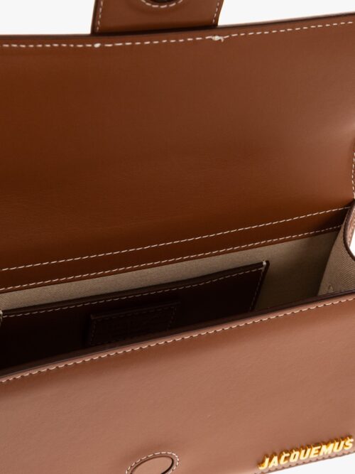 Jacquemus helepruun käekott Le Grand Bambino