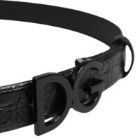 Dolce & Gabbana Meeste must vöö logopandlaga 11 Dolce & Gabbana Meeste must vöö logopandlaga