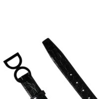 Dolce & Gabbana Meeste must vöö logopandlaga 14 Dolce & Gabbana Meeste must vöö logopandlaga