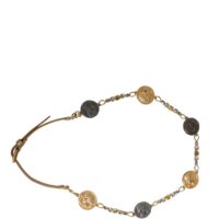 Dolce & Gabbana Kuldne ketiga kaunistatud pandlaga vöö