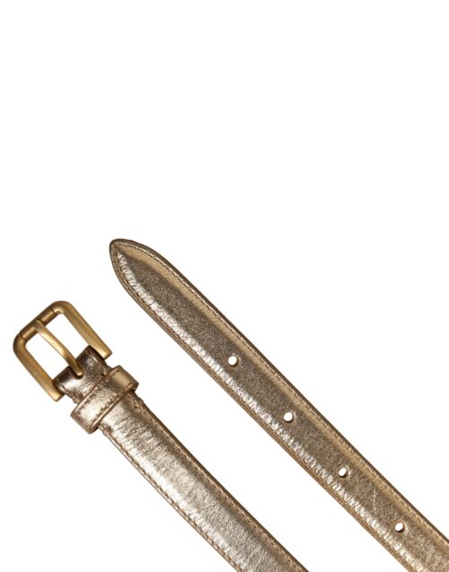 Dolce & Gabbana Kuldne ketiga kaunistatud pandlaga vöö