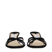 Jimmy Choo Mustad tikk-kontsaga sandaalid