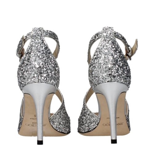 Jimmy Choo Hõbedased sandaalid Emily85 5 Jimmy Choo Hõbedased sandaalid Emily85