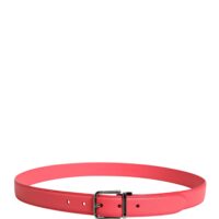 Dolce & Gabbana roosa vöö hõbedase metallpandlaga