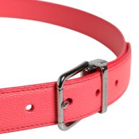 Dolce & Gabbana roosa vöö hõbedase metallpandlaga