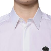 Dolce & Gabbana valge logoga pidulik meeste GOLD särk