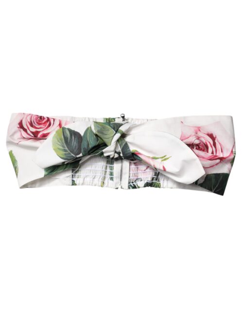 Dolce & Gabbana valge lillemustriga bustier-korsett top 6 Dolce & Gabbana valge lillemustriga bustier-korsett top