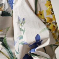 Dolce & Gabbana valge lillemustriga lühike pluus