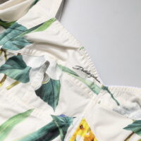 Dolce & Gabbana valge lillemustriga lühike pluus