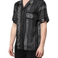 Dolce & Gabbana Must lillemustriga lühikeste varrukatega särk