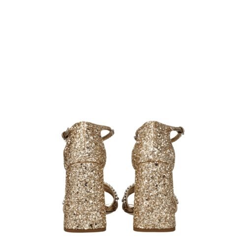 Miu Miu kuldsed platvormsandaalid