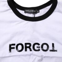 Dolce & Gabbana Valge lühike topp