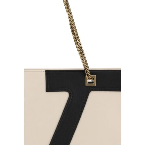 Valentino Garavani kreemikas õlakott Viva Superstar 4 Valentino Garavani kreemikas õlakott Viva Superstar