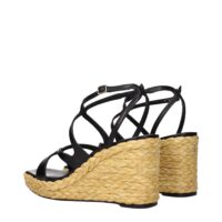 Jimmy Choo mustad kiilkontsaga sandaalid