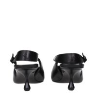 Jimmy Choo Mustad lamedad sandaalid