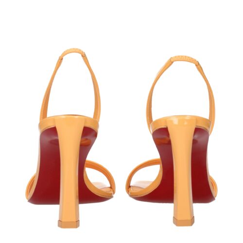 Christian Louboutin oranžid stiletto-kontsaga sandaalid