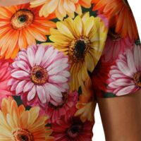 Dolce & Gabbana mitmevärviline lillemustriga midikleit