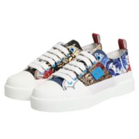 Dolce & Gabbana mitmevärvilised patchwork madalad tossud