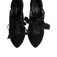 Dolce & Gabbana Mustad LACE-UPS kontsakingad 12 Dolce & Gabbana Mustad LACE-UPS kontsakingad