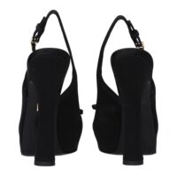 Dolce & Gabbana mustad kõrge kontsaga sandaalid