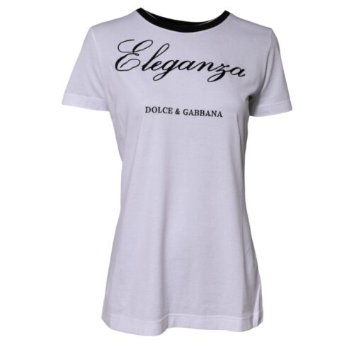 Dolce & Gabbana valge T-särk Eleganza