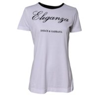 Dolce & Gabbana valge T-särk Eleganza