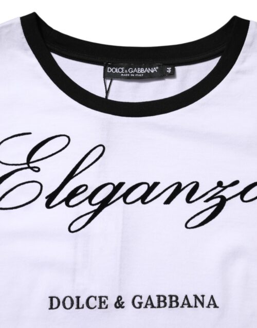 Dolce & Gabbana valge T-särk Eleganza
