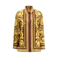 Versace Bordeaux mustriline särk