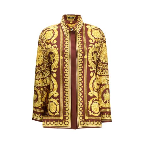 Versace Bordeaux mustriline särk 1 Versace Bordeaux mustriline särk
